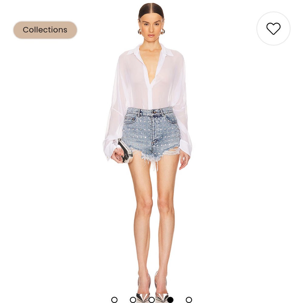Retrofete authentic Brand new Angel Shorts in Tangier & Silver.